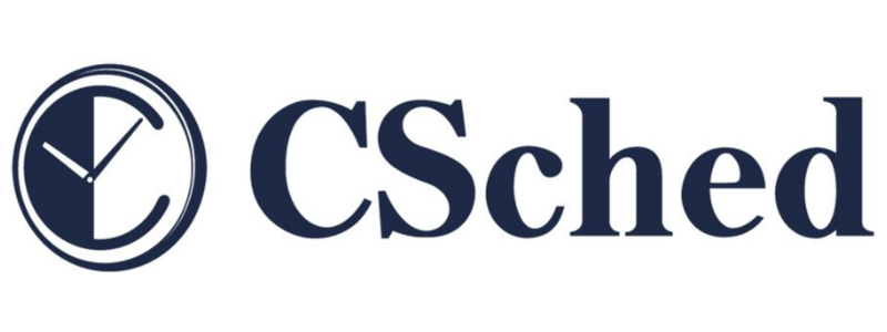 CSched White Background Logo
